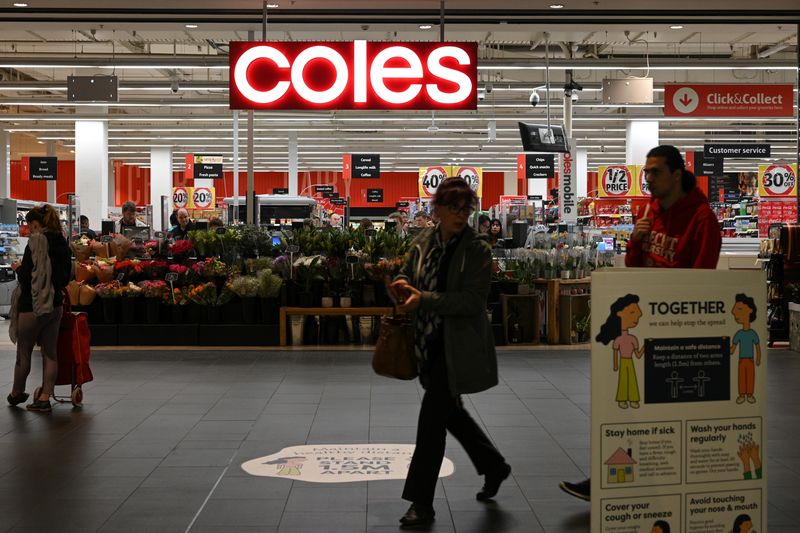 Australia's Coles flags climate challenge as floods push up inflation