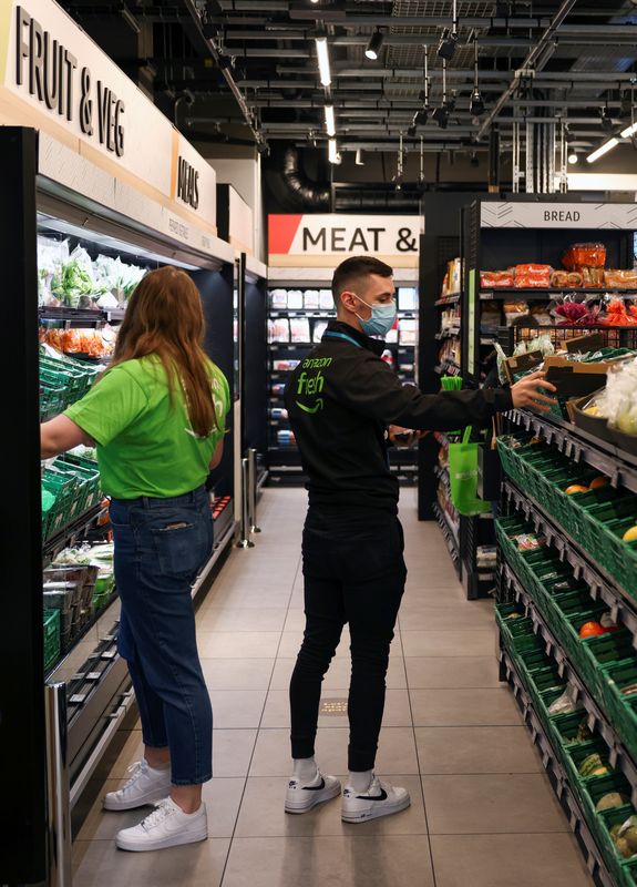 &copy; Reuters. Supermercado equipado com sistema de compra automática no Reino Unido
04/03/2021
REUTERS/Henry Nicholls