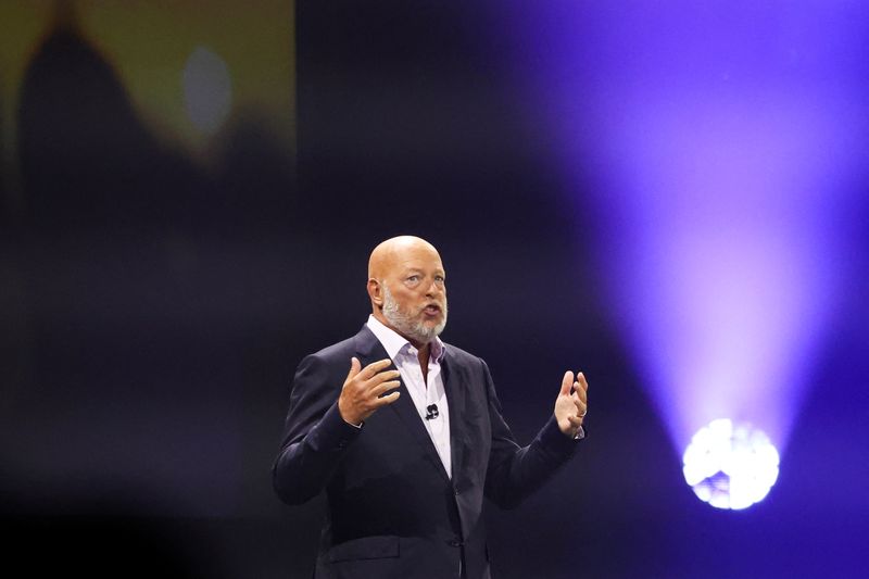 &copy; Reuters. FILE PHOTO: Bob Chapek, Chief Executive Officer of Disney, speaks at the 2022 Disney Legends Awards during Disney's D23 Expo in Anaheim, California, U.S. September 9, 2022.  REUTERS/Mario Anzuoni
