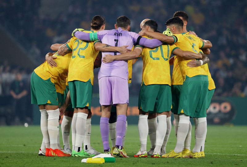 &copy; Reuters. Sep 22, 2022 
Foto de archivo de la selección de Australia antes de un amistoso 
REUTERS/Loren Elliott