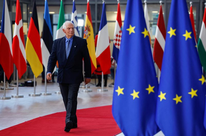 &copy; Reuters. FILE PHOTO: European Union Foreign Policy Chief Josep Borrell attends the European Union leaders' summit in Brussels, Belgium October 20, 2022. REUTERS/Piroschka van de Wouw