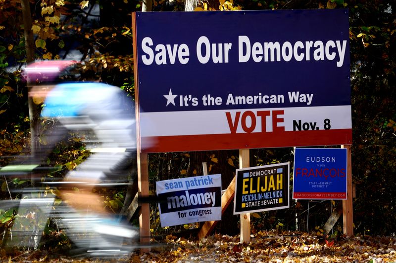 Factbox-Democrats and Republicans clash in election lawsuits ahead of U.S. midterms