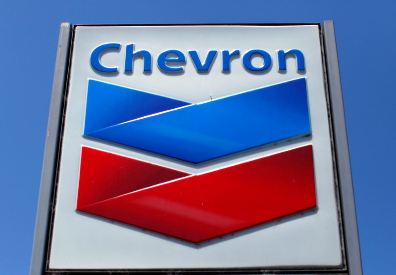 &copy; Reuters. Logo da Chevron
 REUTERS/Mike Blake