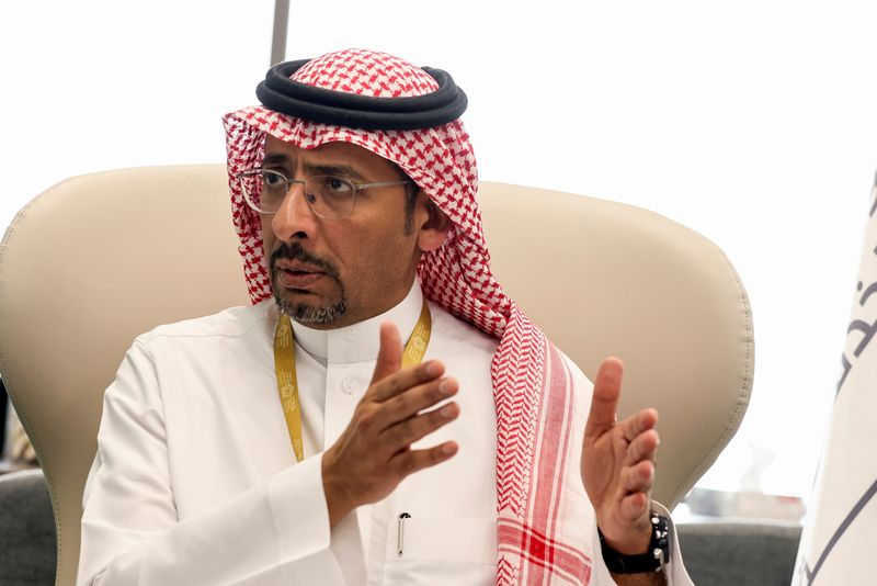 © Reuters. وزير الصناعة والثروة المعدنية السعودي بندر الخريف في الرياض في السابع من مارس آذار 2022. تصوير أحمد يسري- رويترز.