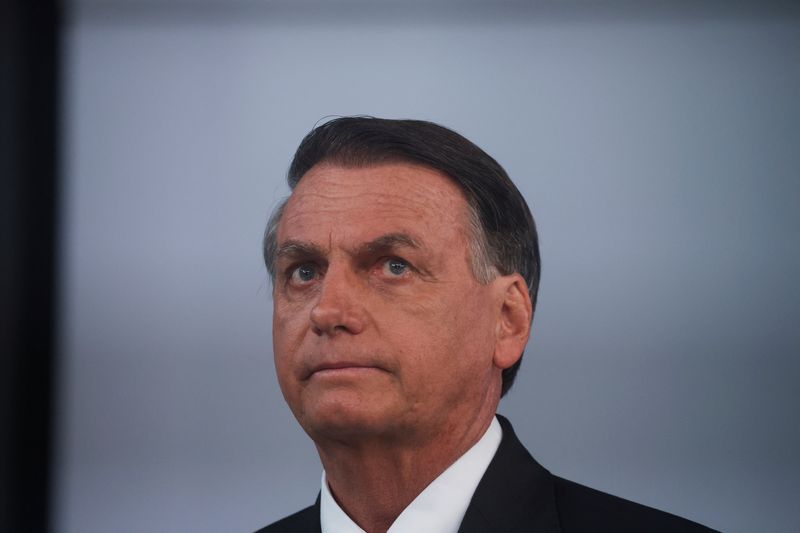 &copy; Reuters. Presidente e candidato à reeleição Jair Bolsonaro
28/10/2022
REUTERS/Ricardo Moraes