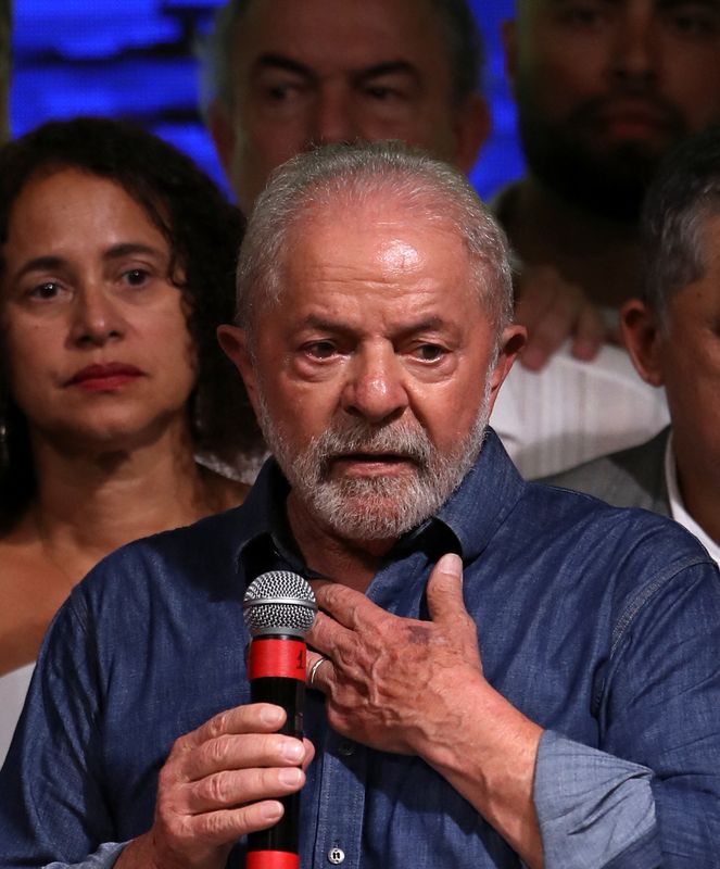 &copy; Reuters. Presidente eleito Luiz Inácio Lula da Silva 
30/10/2022
REUTERS/Carla Carniel