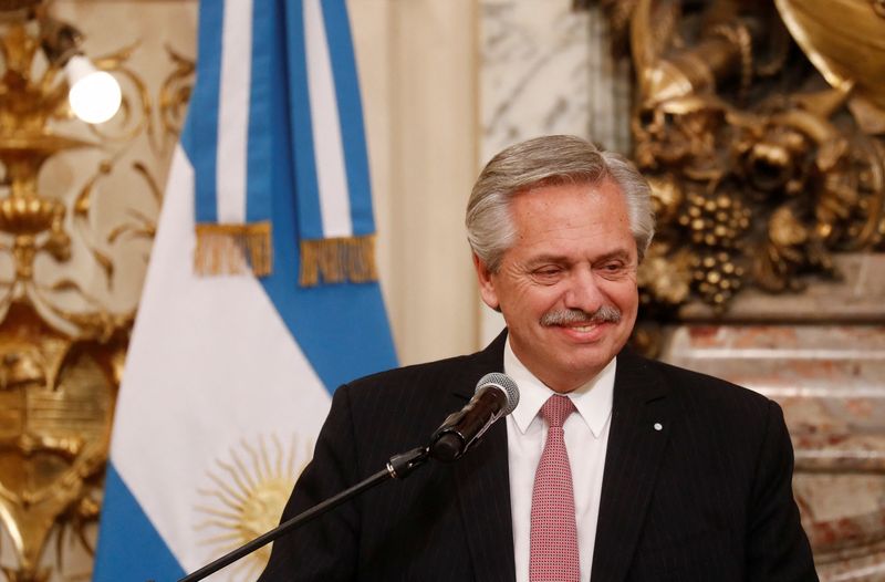 &copy; Reuters. Presidente da Argentina, Alberto Fernández
 4/7/2022   REUTERS/Agustin Marcarian