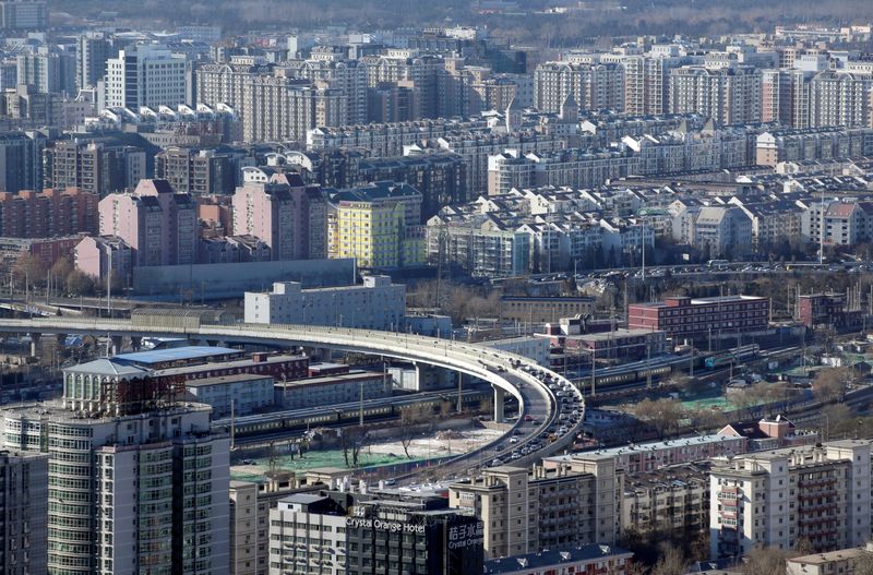 &copy; Reuters. FILE PHOTO: Residential buildings are seen in Beijing, China, January 10, 2017. Picture taken on January 10, 2017. REUTERS/Jason Lee