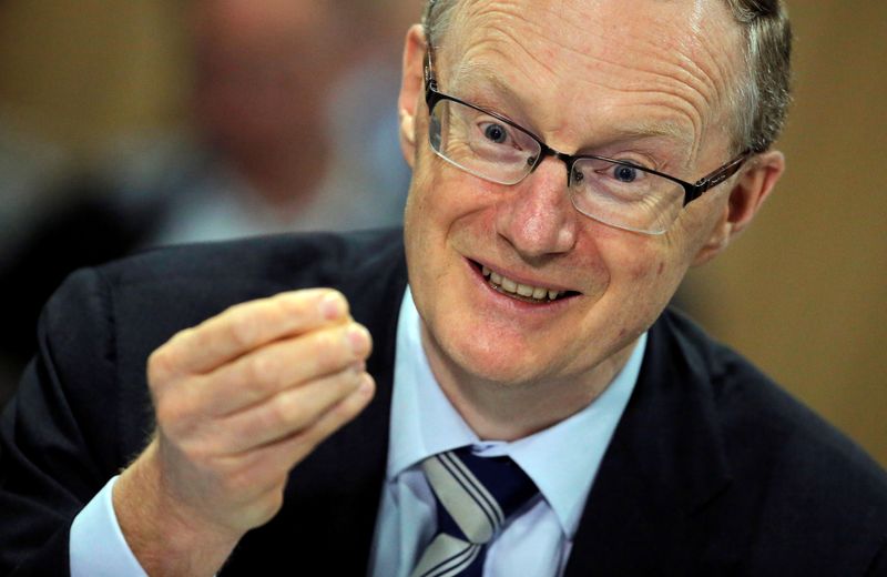 &copy; Reuters. FILE PHOTO: Australia's Reserve Bank of Australia (RBA) Governor Philip Lowe speaks at a parliamentary economics committee meeting in Sydney, September 22, 2016.      REUTERS/Jason Reed