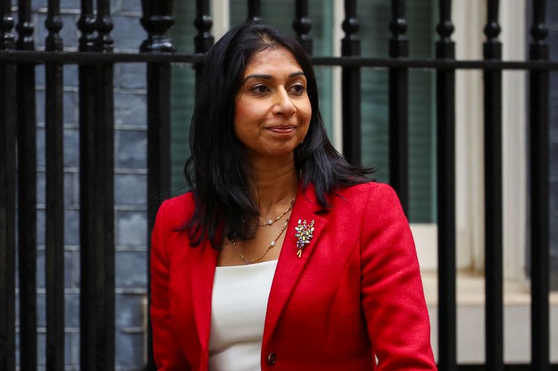 &copy; Reuters. Suella Braverman em Londres
 1/11/2022   REUTERS/Hannah McKay