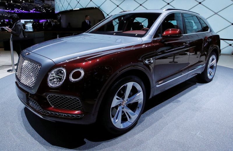 Bentley's profit gets a lift from niche, personalised cars