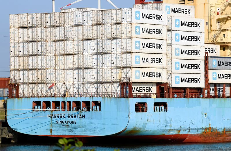 Maersk sees demand for container shipping slowing as Q3 tops forecast