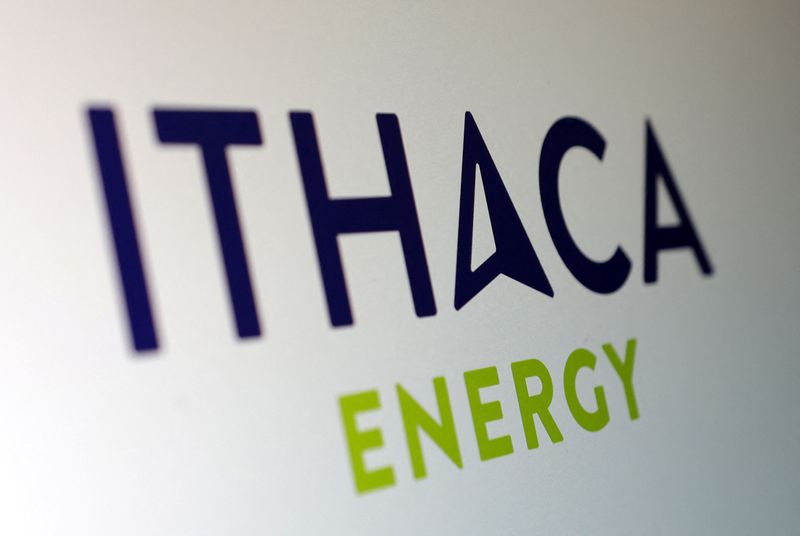 &copy; Reuters. FILE PHOTO: Ithaca Energy logo is seen in this Illustration taken, October 18, 2022. REUTERS/Dado Ruvic/Illustration