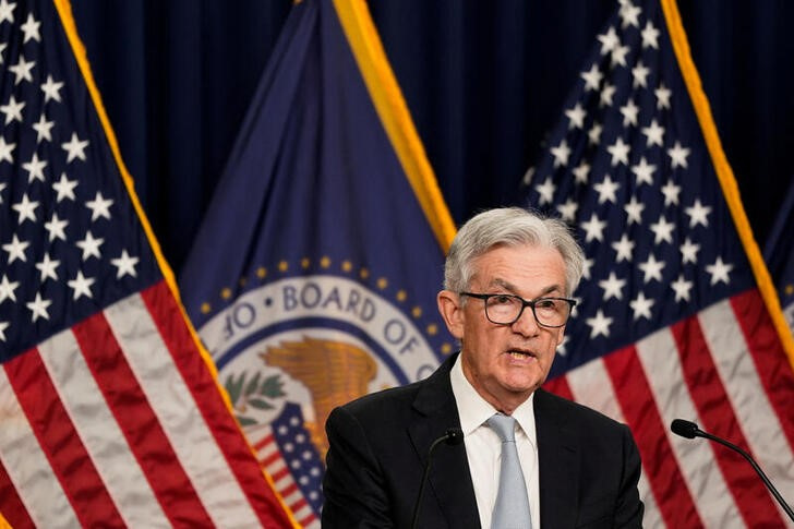 &copy; Reuters. Foto del miércoles del presidente de la Reserva Federal, Jerome Powell, en una rueda de prensa en Washington
 Nov 2, 2022. REUTERS/Elizabeth Frantz