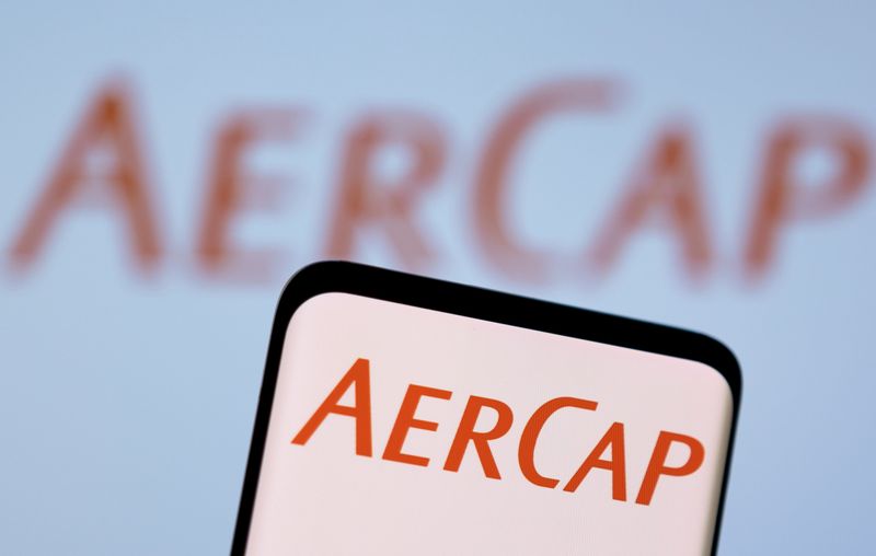 &copy; Reuters. FILE PHOTO: AerCap logo is seen in this illustration taken February 28, 2022. REUTERS/Dado Ruvic/Illustration
