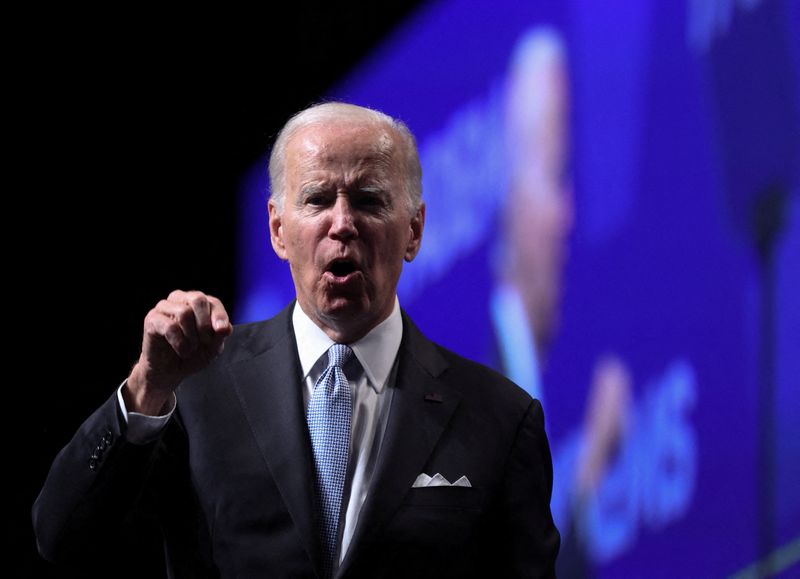 &copy; Reuters. Presidente dos EUA Joe Biden
 28/10/2022    Reuters/Tasos Katopodis