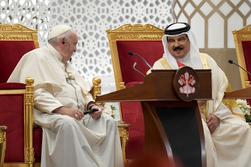 &copy; Reuters. Papa Francisco visita Barein
 3/11/2022  Divulgação