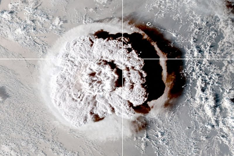 Tongan volcano eruption unleashed highest plume on record