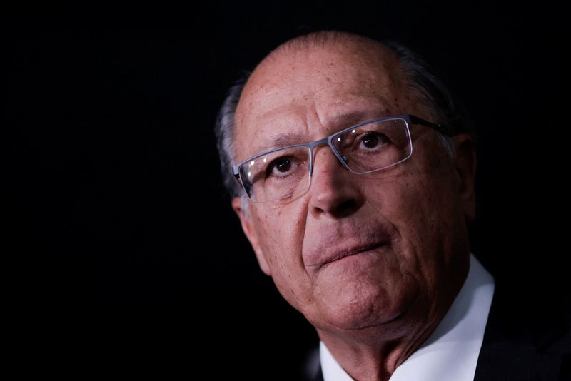 &copy; Reuters. Vice-presidente eleito Geraldo Alckmin durante entrevista coletiva em Brasília
03/11/2022 REUTERS/Adriano Machado