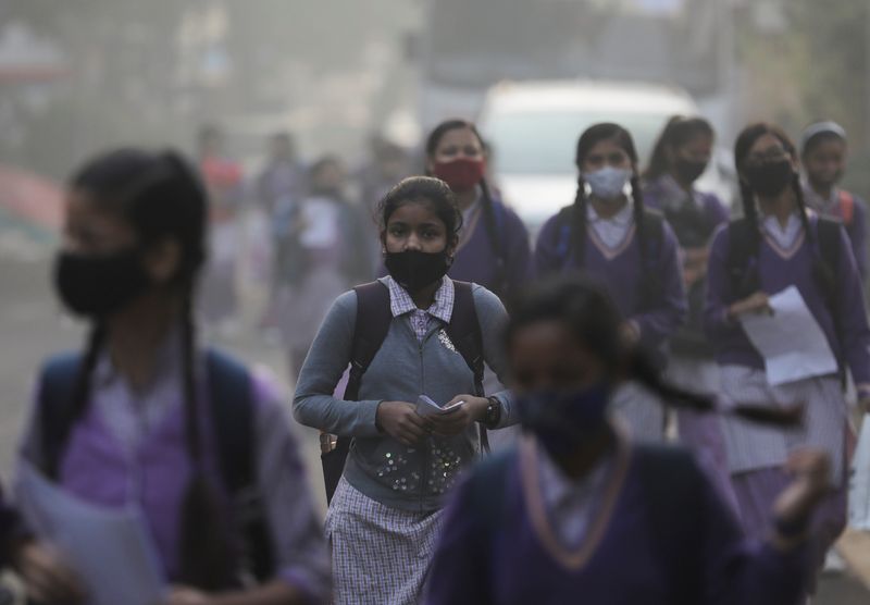 India's Delhi shuts primary schools as air quality deteriorates