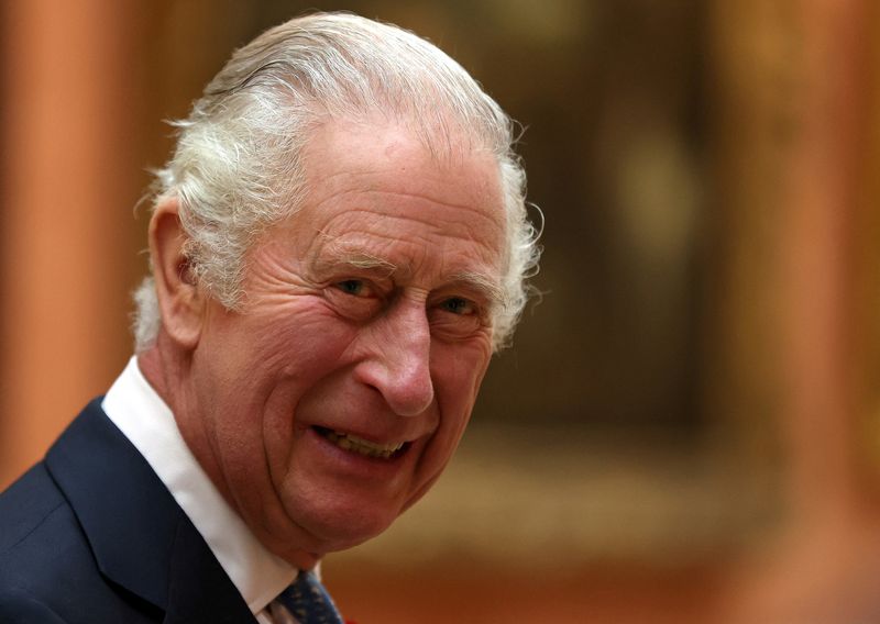 &copy; Reuters. الملك تشارلز الثالث في قصر بكنجهام في لندن في الثاني من نوفمبر تشرين الثاني 2022. صورة لرويترز من ممثل لوكالات الأنباء.
