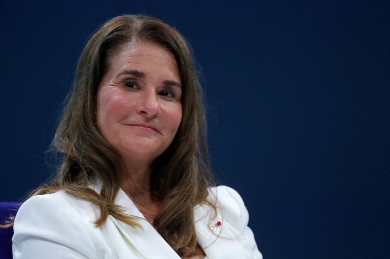 &copy; Reuters. FILE PHOTO: Melinda Gates, Co-Chair of the Bill and Melinda Gates Foundation, attends the opening ceremony of the Generation Equality Forum at the Louvre Carrousel in Paris, France, June 30, 2021. REUTERS/Gonzalo Fuentes