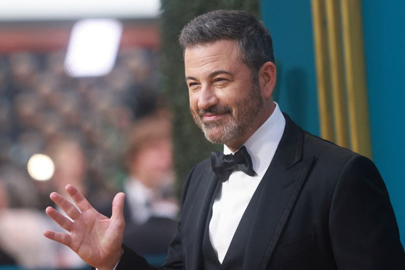 &copy; Reuters. Jimmy Kimmel no Emmy 
 12/9/2022   REUTERS/Aude Guerrucci