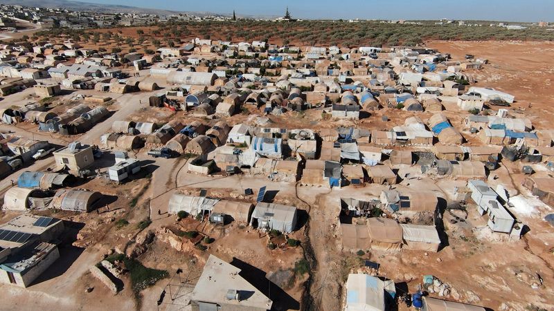 &copy; Reuters. Une vue générale d'un camp de personnes déplacées, dans le nord d'Idlib, tenu par les rebelles. /Photo prise le 25 septembre 2022/  REUTERS/Khalil Ashawi