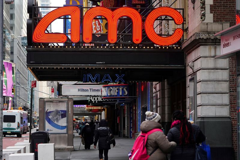 AMC theater chain needs more blockbusters, stocks fall