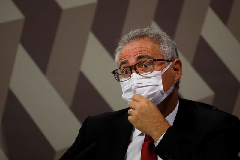 &copy; Reuters. Senador Renan Calheiros em Brasília
 26/10/2021   REUTERS/Adriano Machado