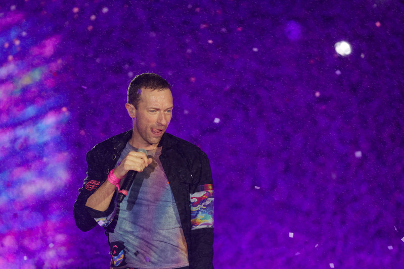 &copy; Reuters. Chris Martin no Rock in Rio
 11/9/2022   REUTERS/Ricardo Moraes