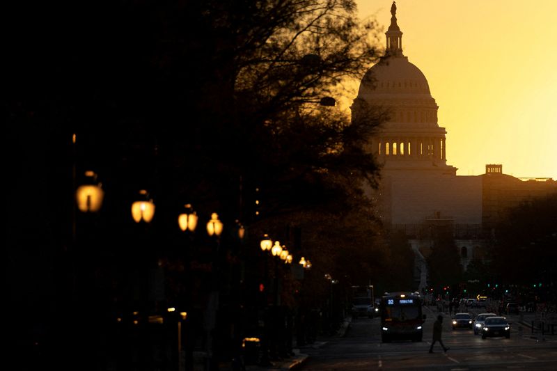&copy; Reuters. مبنى الكابيتول مقر الكونجرس الأمريكي في واشنطن يوم الأربعاء. تصوير توم بينر - رويترز.