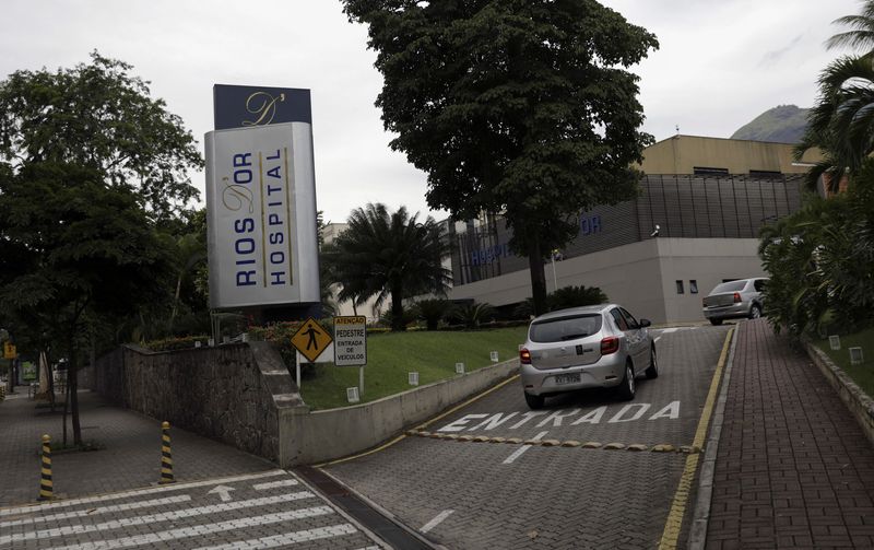 &copy; Reuters. Rios D'or Hospital, which is part of Rede D'Or Sao Luiz SA hospitals chain, is pictured in Rio de Janeiro, Brazil February 11, 2021. Picture taken February 11, 2021. REUTERS/Ricardo Moraes/File Photo