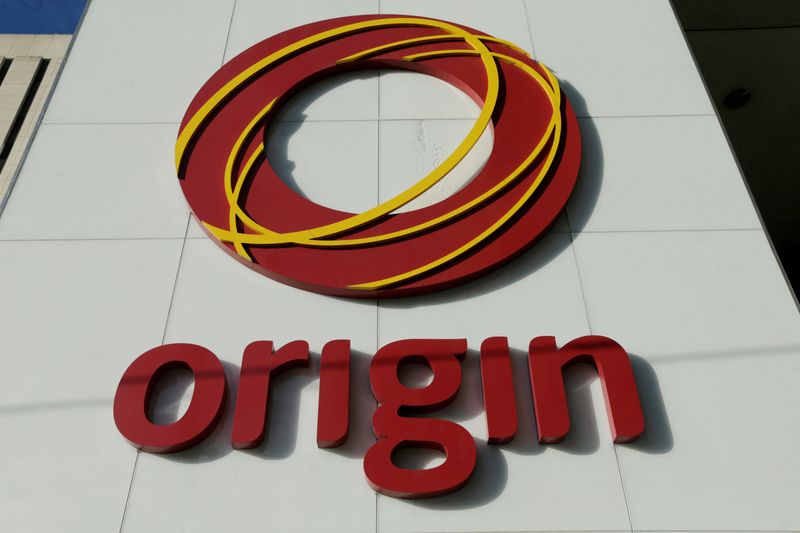 &copy; Reuters. FILE PHOTO: The logo of Australian energy company Origin is pictured in Melbourne, Australia, July 3, 2016. Picture taken July 3, 2016. REUTERS/Jason Reed/File Photo