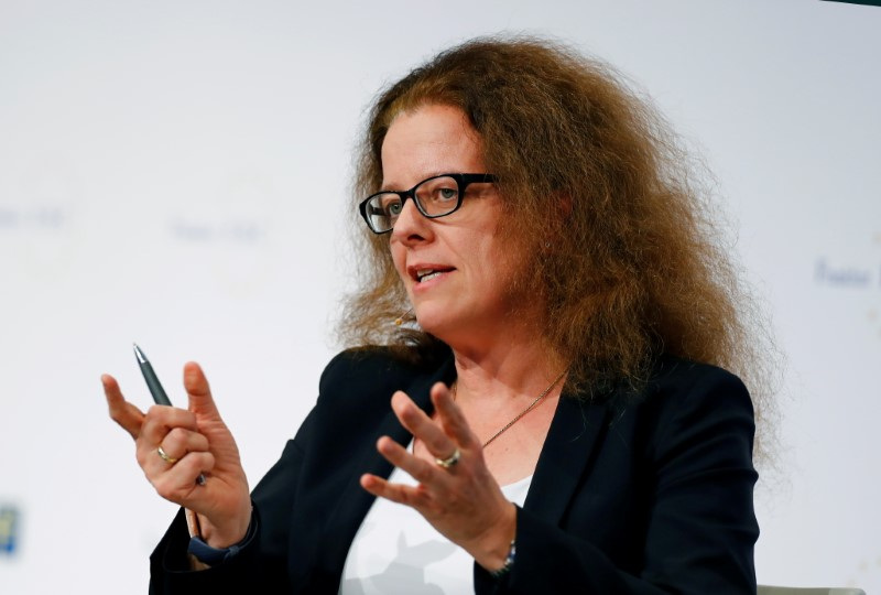 &copy; Reuters. Isabel Schnabel, membro do BCE, participa de evento em Frankfurt
22/11/2019
REUTERS/Ralph Orlowski