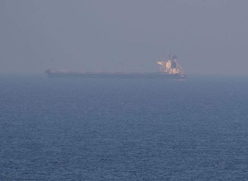 &copy; Reuters. سفينة تحمل حبوبا أوكرانية في البحر الأسود بالقرب من ميناء أوديسا الأوكراني بتاريخ الثاني من نوفمبر تشرين الثاني 2022. تصوير: سيرهي سمولينتسيف