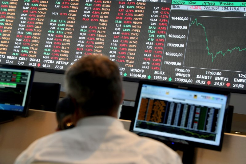 © Reuters. Bolsa de Valores B3, em São Paulo
25/07/2019
REUTERS/Amanda Perobelli