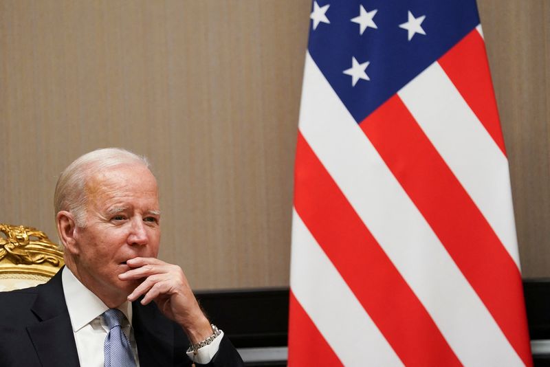 &copy; Reuters. Joe Biden em Sharm el-Sheikh, no Egito
 11/11/2022   REUTERS/Kevin Lamarque