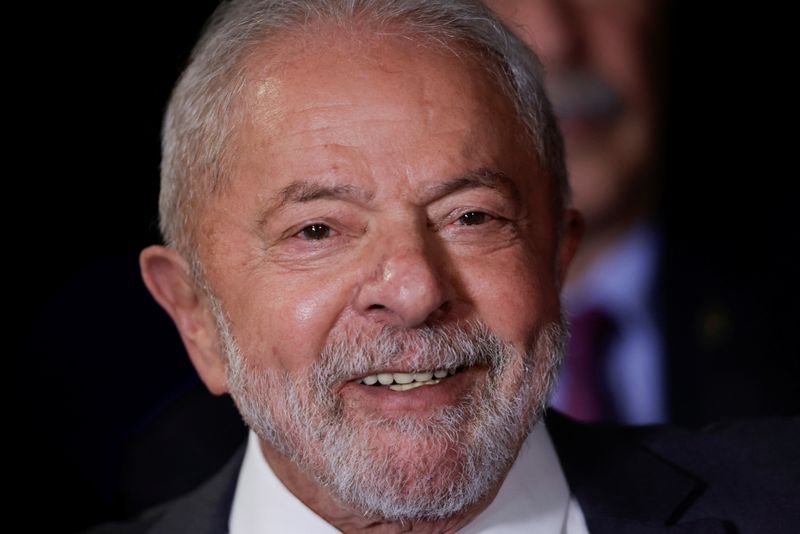 © Reuters. Presidente eleito Luiz Inácio Lula da Silva durante entrevista coletiva em Brasília
09/11/2022 REUTERS/Adriano Machado