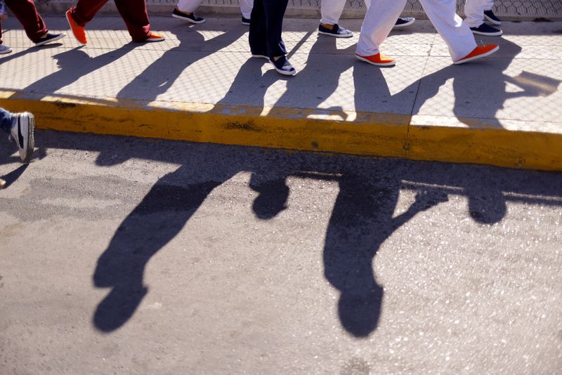 &copy; Reuters. Imigrantes cubanos expulsos dos EUA são enviados de volta ao México
 3/5/2022   REUTERS/Jose Luis Gonzalez