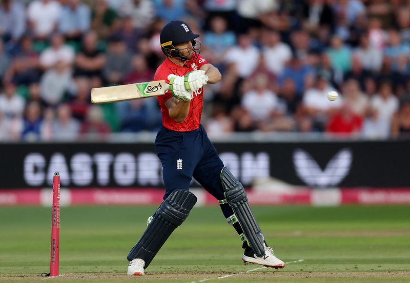 &copy; Reuters. FILE PHOTO: Cricket - T20 Series - England v South Africa - Sophia Gardens, Cardiff, Wales, Britain - July 28, 2022 England's Jos Buttler in action Action Images via Reuters/Paul Childs