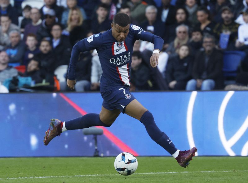 &copy; Reuters. Mbappé
13/11/2022
REUTERS/Gonzalo Fuentes