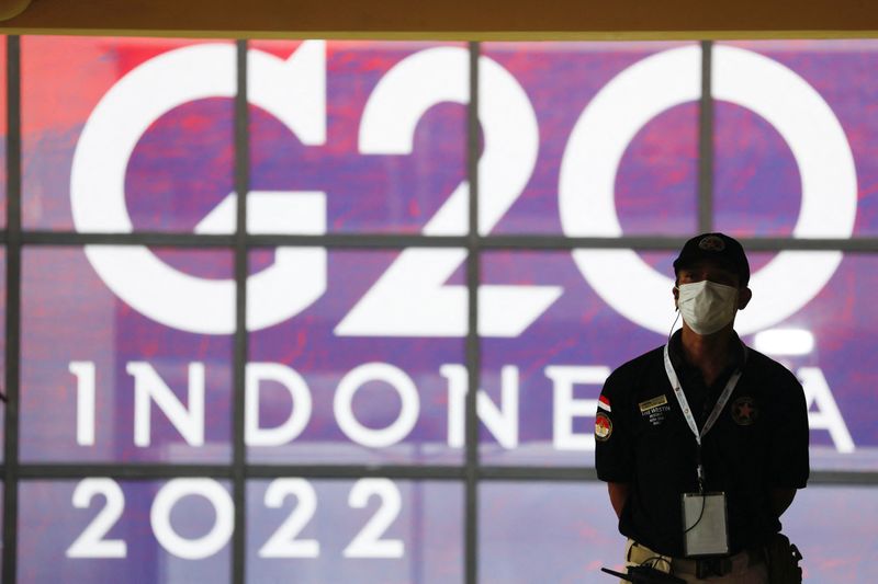 &copy; Reuters.     ロシア外務省は１３日、インドネシアのバリ島で２０カ国・地域（Ｇ２０）首脳会議（サミット）が開催されるのを前に声明を出し、安全保障を議題にするのをやめ、世界で最も差し迫