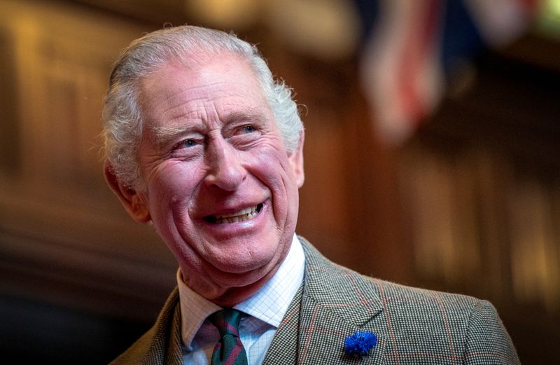 &copy; Reuters. العاهل البريطاني الملك تشارلز في أبردين باسكتلندا يوم 17 أكتوبر تشرين الأول في صورة لرويترز من ممثل لوكالات الأنباء. (تستخدم الصورة في الأغر