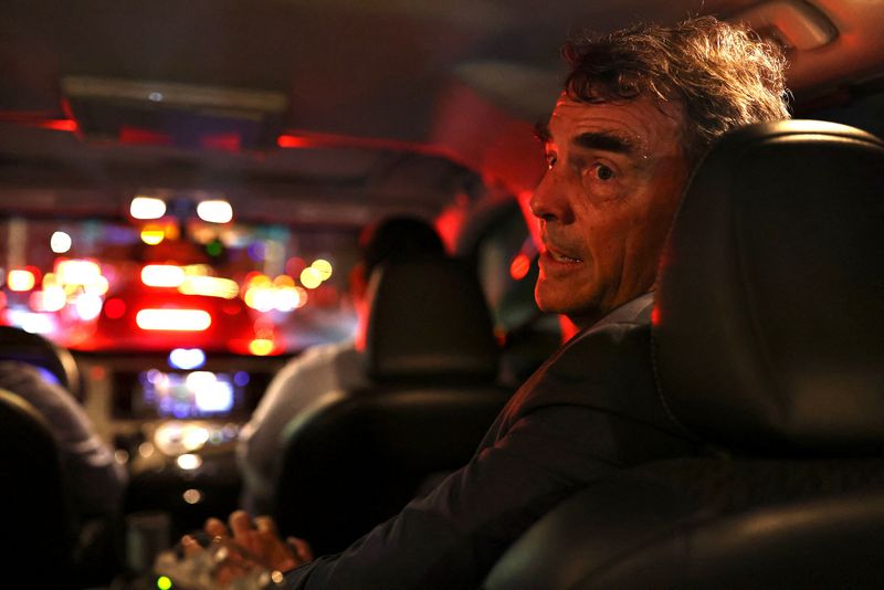 &copy; Reuters. U.S. venture capitalist Tim Draper speaks to Reuters on his way to visit the National Space Organization in Taipei, Taiwan, November 14, 2022. REUTERS/Ann Wang