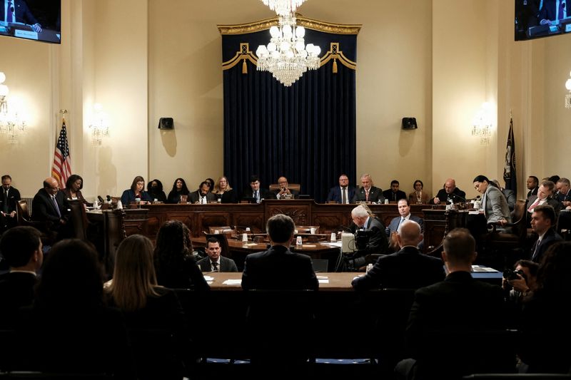 © Reuters. A general view of a House Homeland Security Committee hearing on 