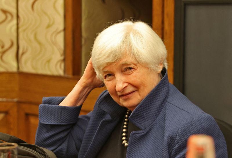 Yellen calls for international help for Ukraine after wave of missile attacks