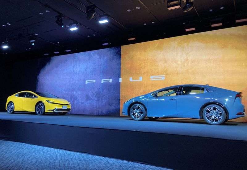 &copy; Reuters. Toyota Motor Corporation unveils the new Prius in Tokyo, Japan November, 16, 2022.  REUTERS/Maki Shiraki