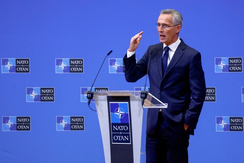 &copy; Reuters. Secretário-geral da Otan Jens Stoltenberg
 16/11/2022   REUTERS/Yves Herman