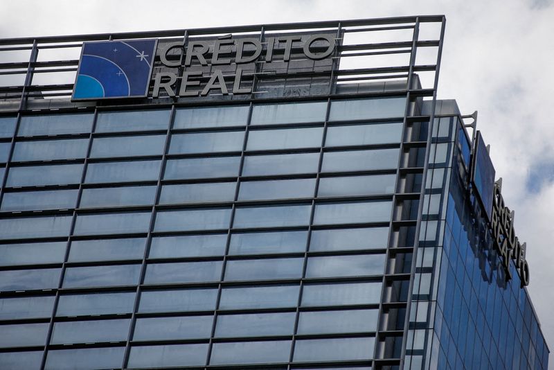 &copy; Reuters. FILE PHOTO: A view shows Credito Real's logo in Mexico City, Mexico September 22, 2022. REUTERS/Raquel Cunha/File Photo